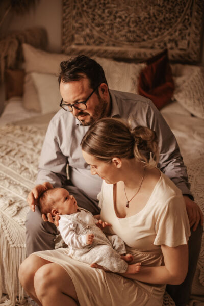 Babyshooting im Boho stil